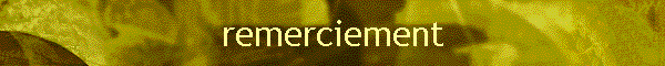 remerciement