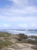 petite plage spot surf au moule en guadeloupe anse salamouelle