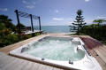 jacuzzi spa de la villa du lagon en guadeloupe