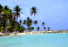 lagon de la plage communale de Ste Anne Guadeloupe