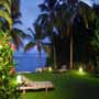 lagon vue de nuit en guadeloupe